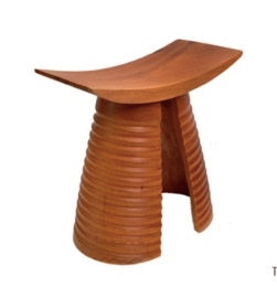 Rings stool (Brown) – Akomaafrica - Main Image
