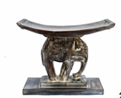 Antique Elephant Stool